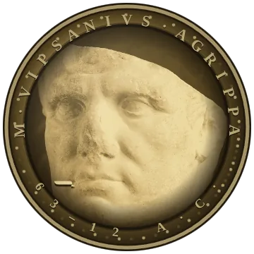 Moneda de Marco Vipsanio Agripa