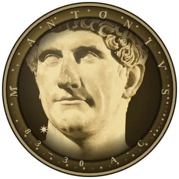 Moneda de Marco Antonio