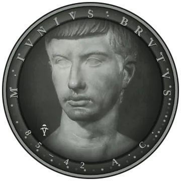 Moneda de Marco Junio Bruto