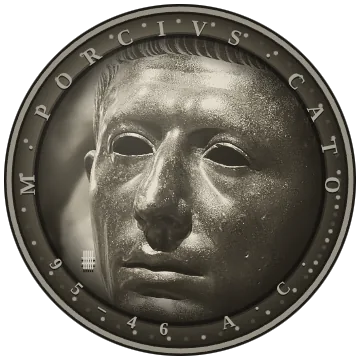 Moneda de Catón el Joven