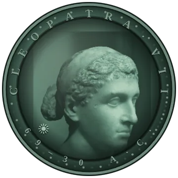Moneda de Cleopatra VII
