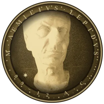 Moneda de Marco Emilio Lépido