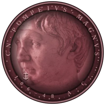 Moneda de Cneo Pompeyo Magno